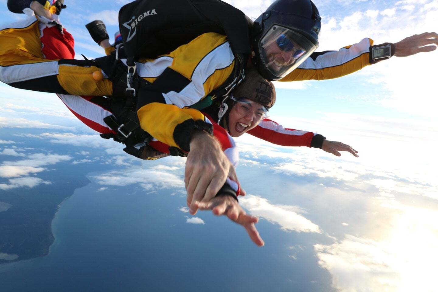 Taupo tandem sky dive